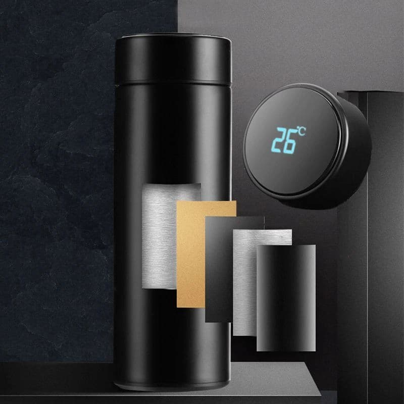 Izolačná termoska s teplomerom a dotykovým LCD displejom